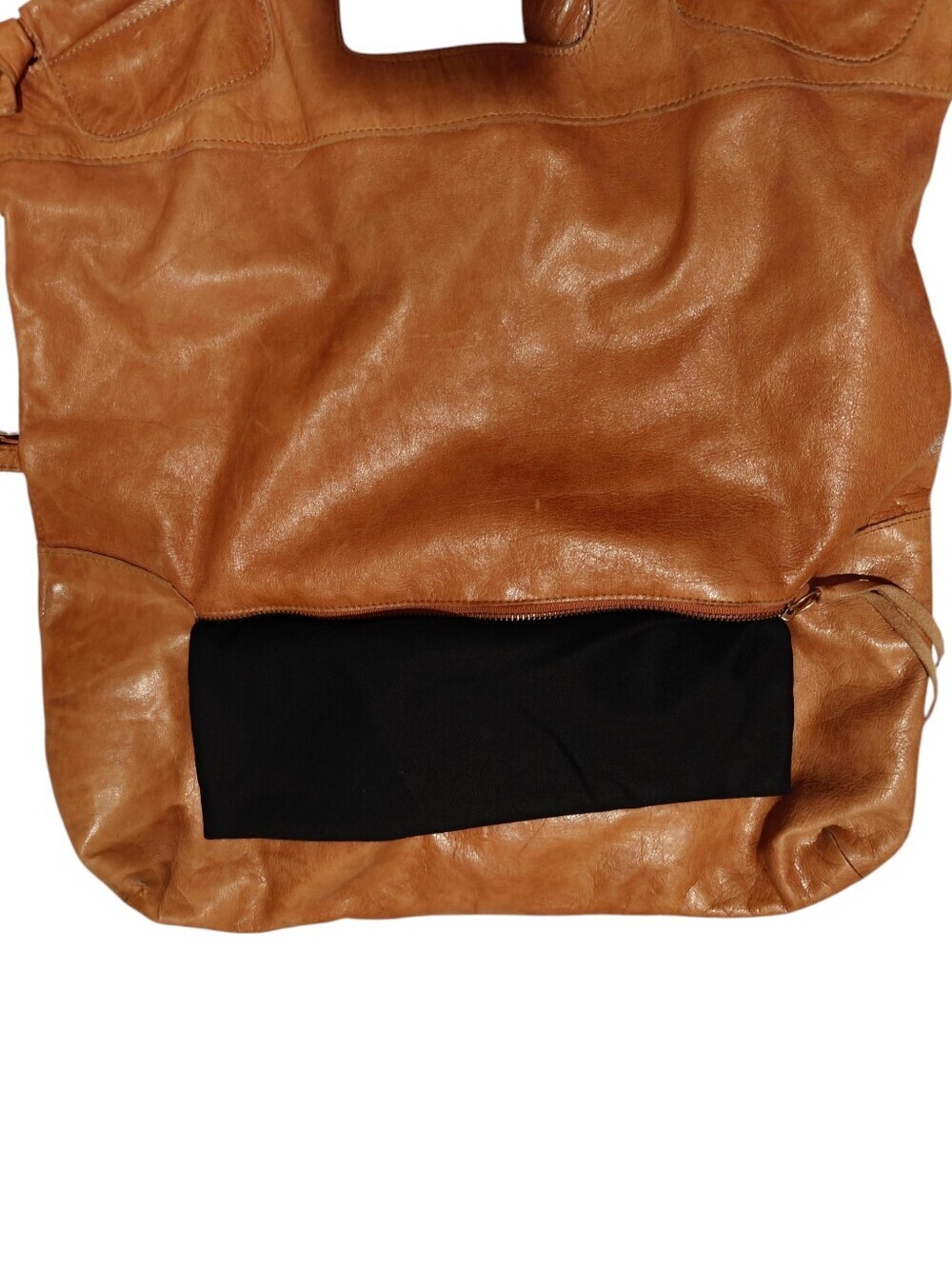 ANNA CORINNA Mid City Leather Tote Large Handbag in Cognac - Picture 10 of 16